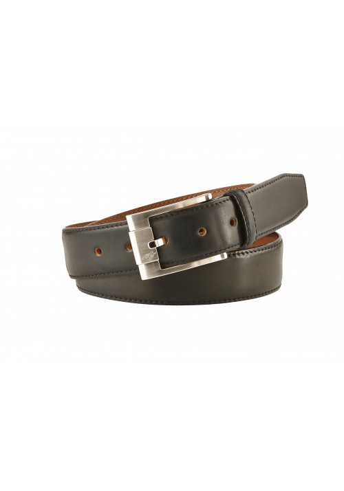 Heinrich Dinkelacker Shell Cordovan belt black