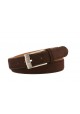 Heinrich Dinkelacker belt suede darkbrown 