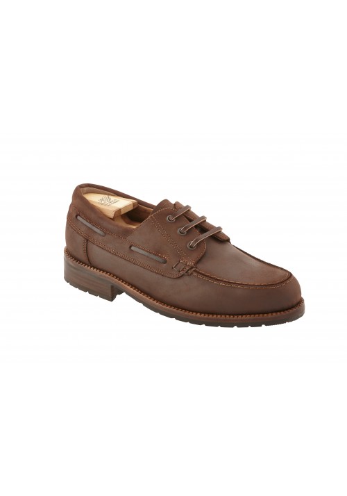 Heinrich Dinkelacker Miami Boat Shoe coffee 