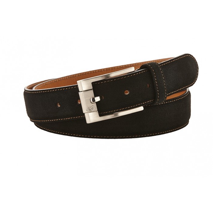 Heinrich Dinkelacker belt suede black