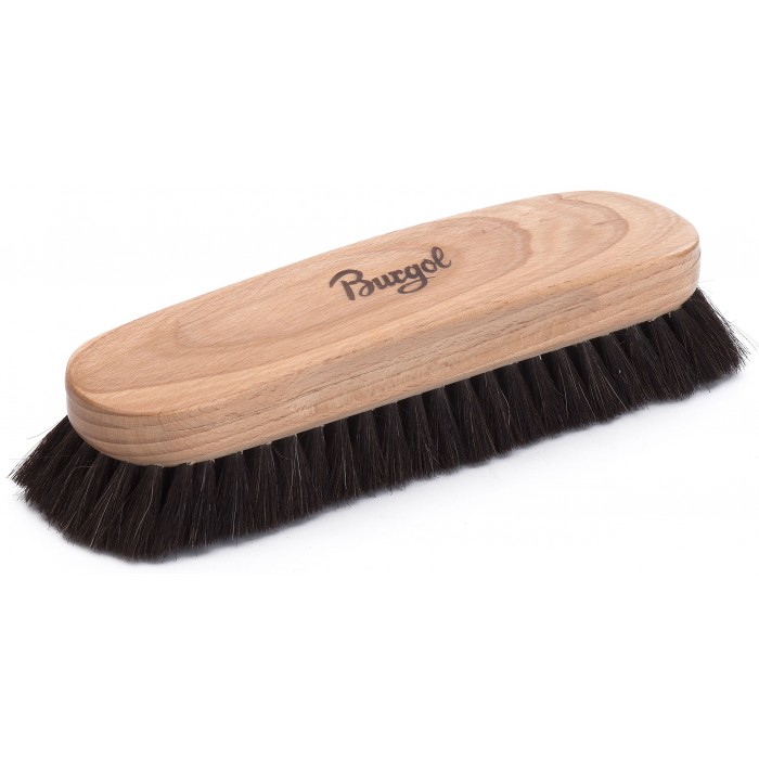 Goat's Hair Shoe Brush black