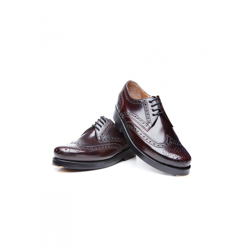 Heinrich Dinkelacker Rio Full Brogue Cordovan Oxblood Dreifachsohle