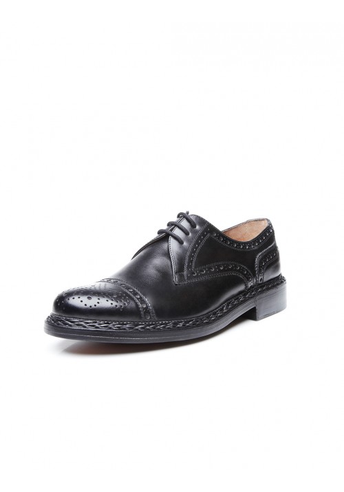 Heinrich Dinkelacker Buda half Brogue black