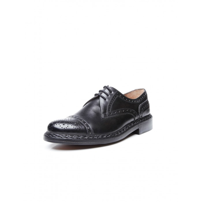 Heinrich Dinkelacker Buda half Brogue black