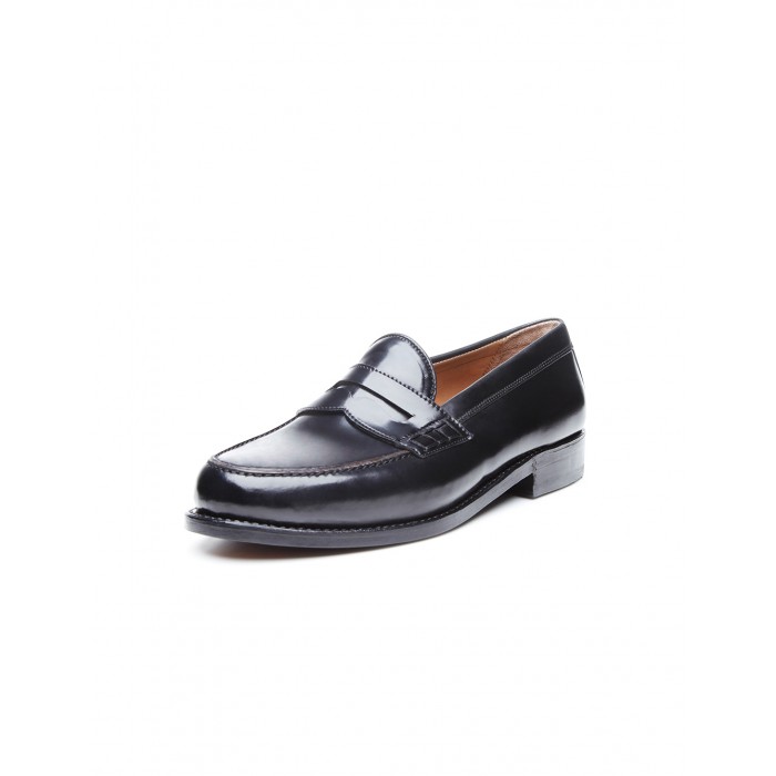 Heinrich Dinkelacker Wien Pennyloafer Cordovan black