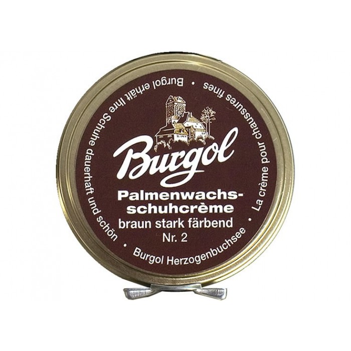 Burgol Palm Wax Shoe Polish brown