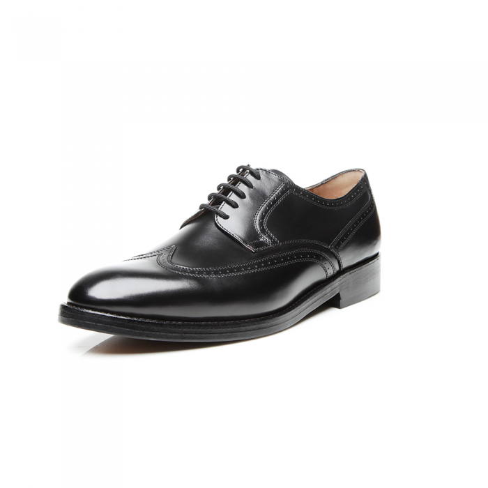 Heinrich Dinkelacker Luzern Brogue Schwarz