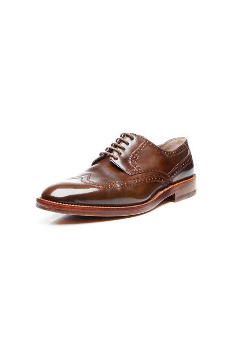 Heinrich Dinkelacker Luzern Brogue Cordovan dark cognac