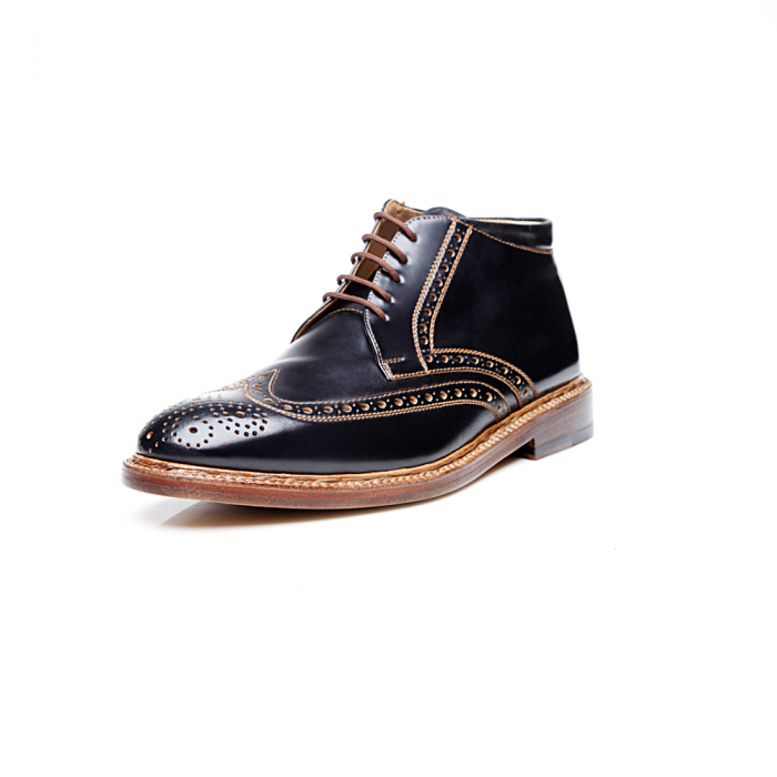 new collection Heinrich Dinkelacker Luzern Boot Cordovan black