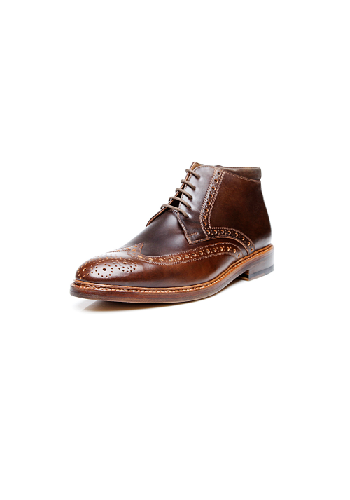 Neue Kollektion Heinrich Dinkelacker Luzern Boot Cordovan dark cognac 