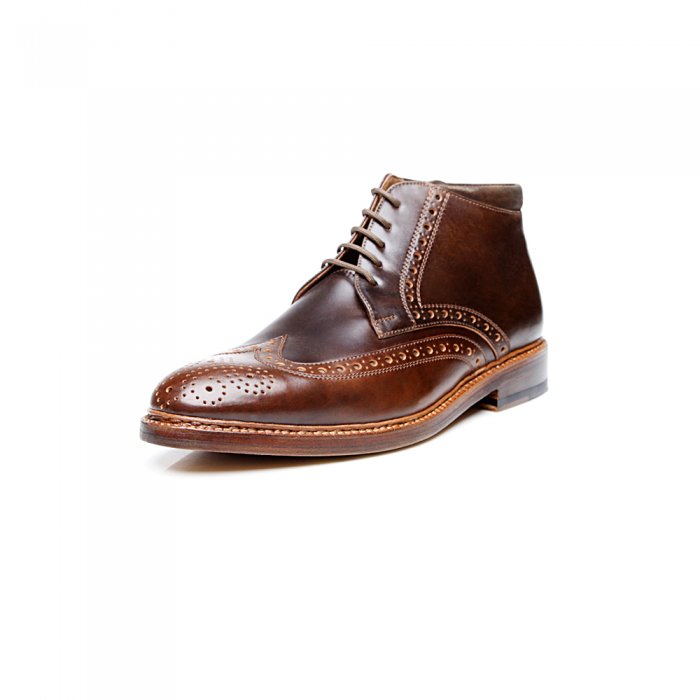 Neue Kollektion Heinrich Dinkelacker Luzern Boot Cordovan dark cognac 