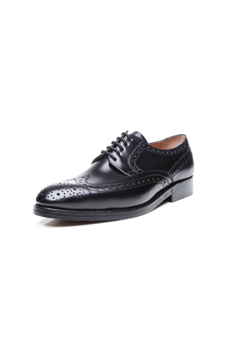 neue Kollektion Heinrich Dinkelacker Luzern Full Brogue schwarz