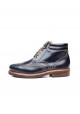 Heinrich Dinkelacker Buda Boot Cordovan navy