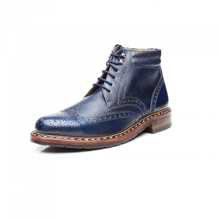 Heinrich Dinkelacker Janosh K Boot blue extra wide