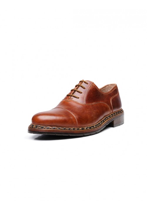 Heinrich Dinkelacker Buda Cap Toe amarate