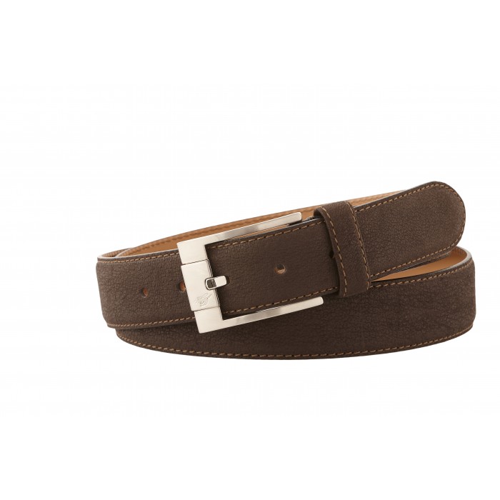 Heinrich Dinkelacker belt water buffalo dark brown 